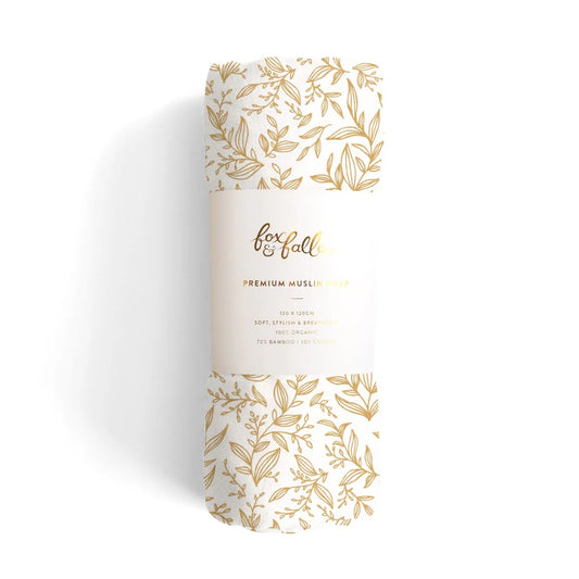 Fox & Fallow Golden Vines Organic Muslin Wrap