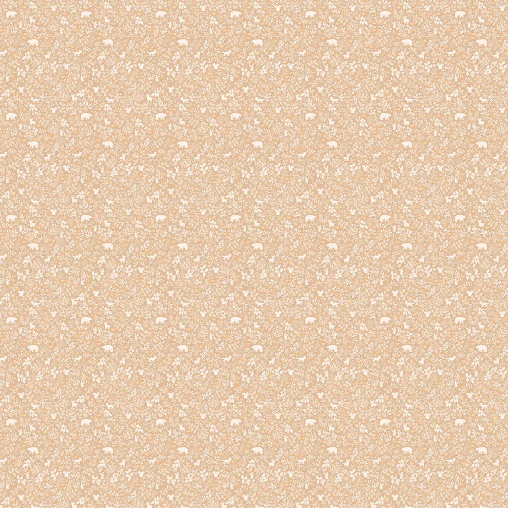 Fox & Fallow Forest Friends Caramel Organic Muslin Wrap