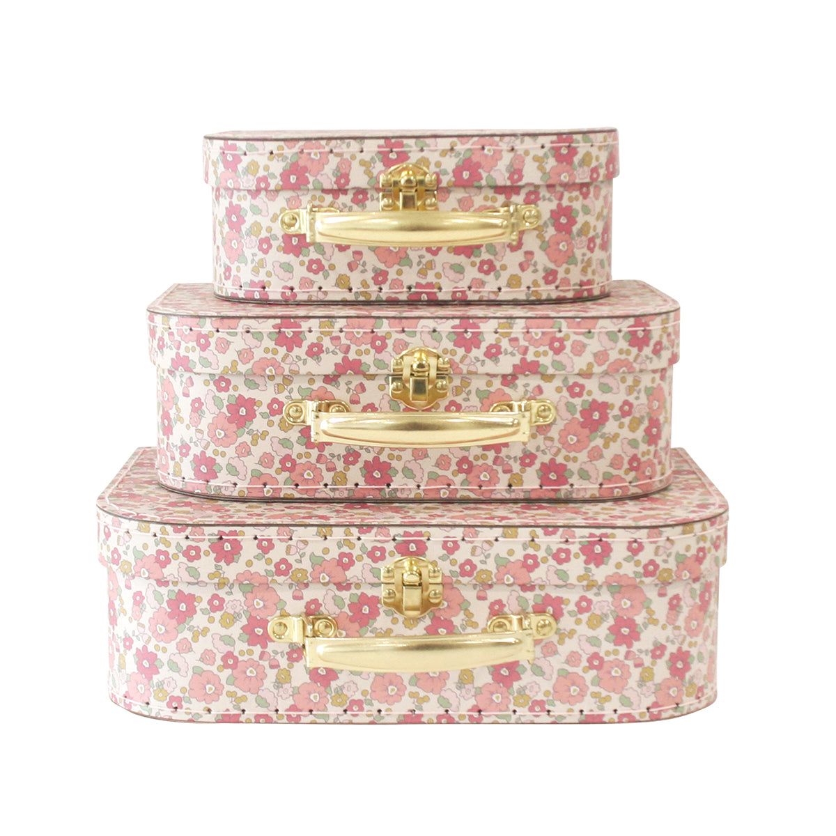 Alimrose Kids Carry Case Set Rose Garden