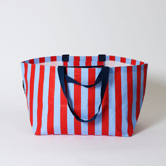 Project Ten Blue and Red Oversized Tote