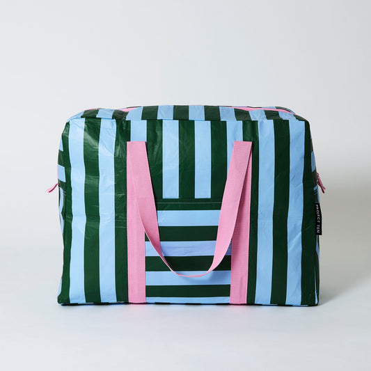 Project Ten Blue and Green Overnight Bag