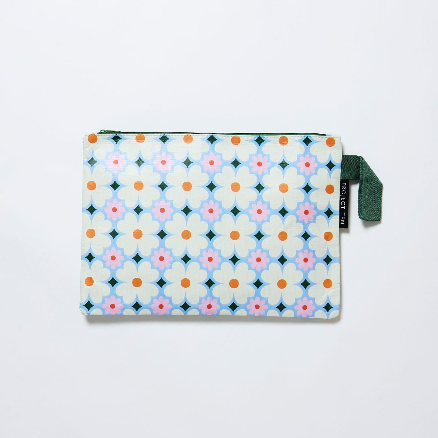 Project Ten Daisy Large Zip Pouch