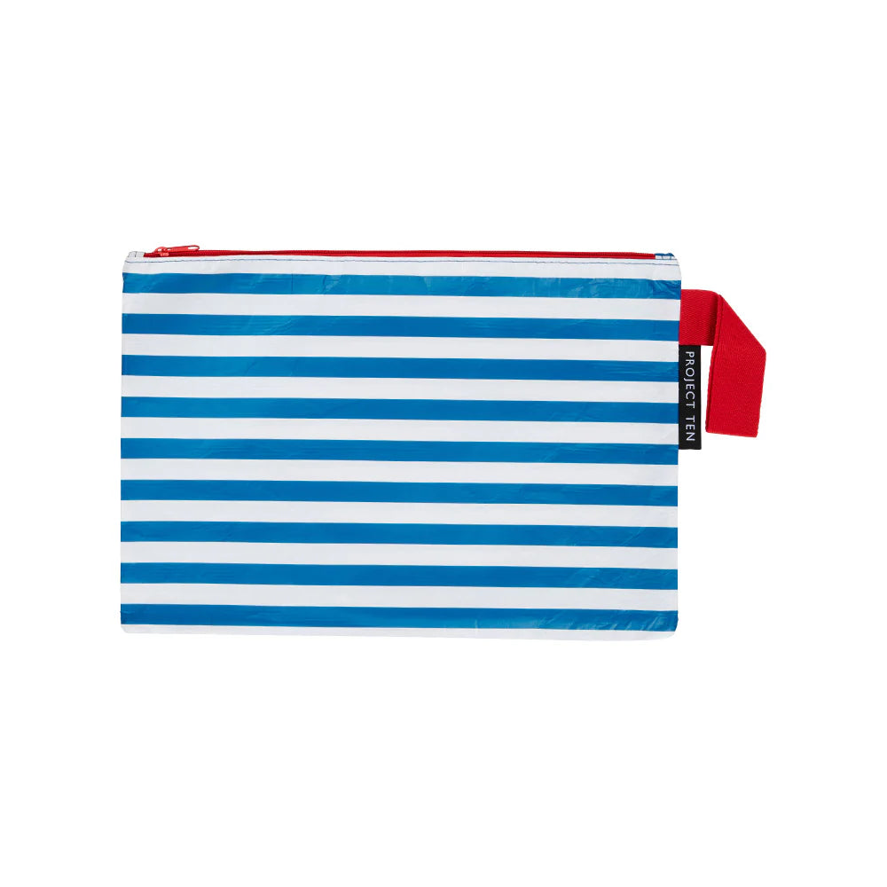 Project Ten Zip Pouch Breton Stripe