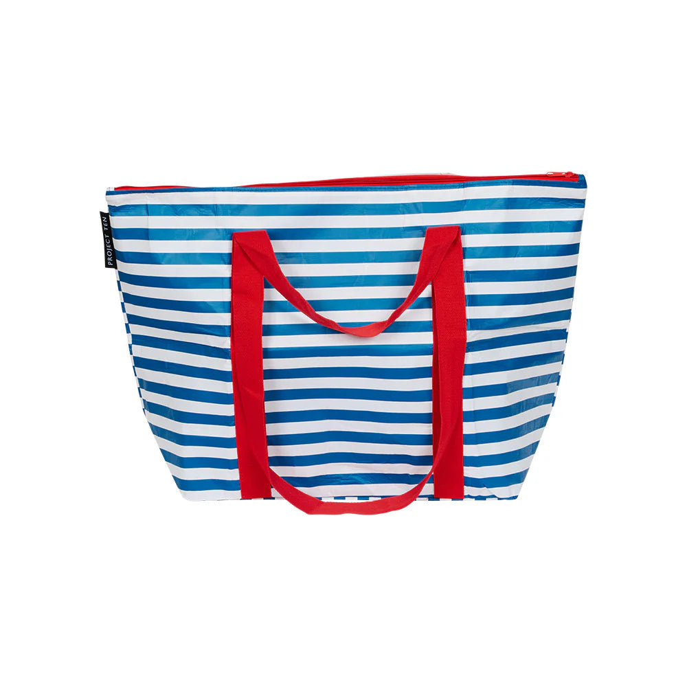 Project Ten Medium Zip Tote Breton Stripe