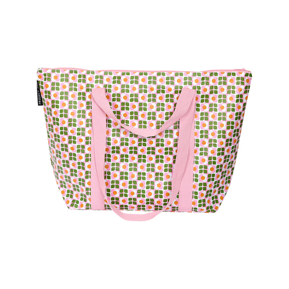 Project Ten Medium Zip Tote Flower Field