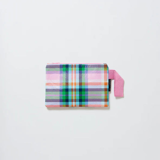 Project Ten Mini Zip Pouch Plaid