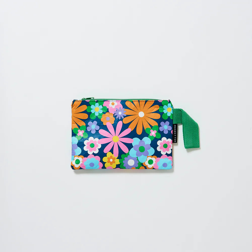 Project Ten Mini Zip Pouch Pop Floral