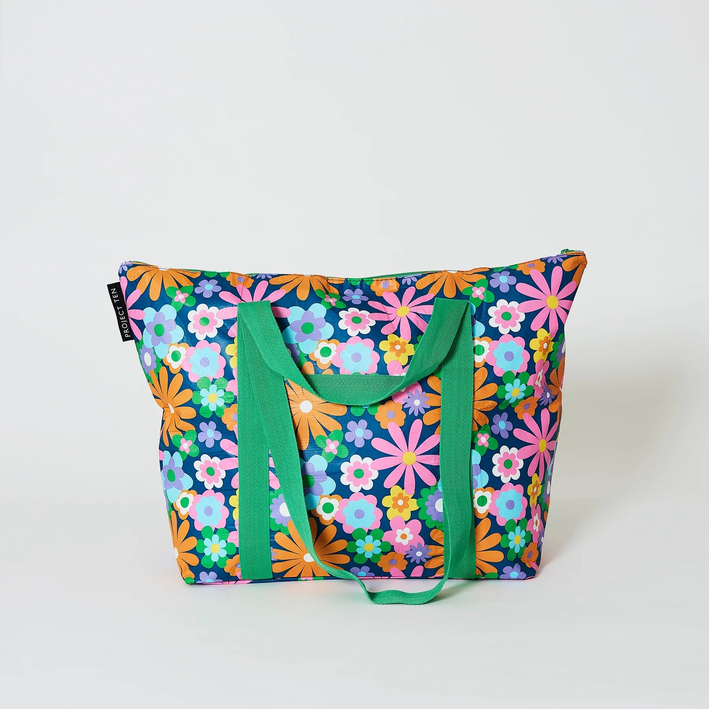 Project Ten Medium Zip Tote Pop Floral