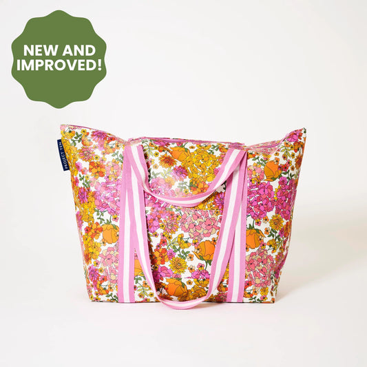 Project Ten Zip Medium Tote Hydrangea