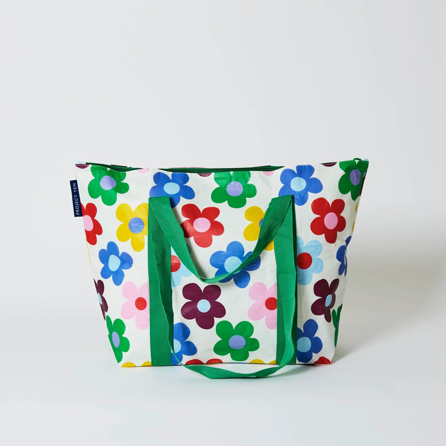 Project Ten Zip Medium Tote Sunny Floral