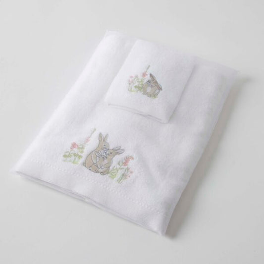 Some Bunny Loves You Bath Towel & Face Washer Set