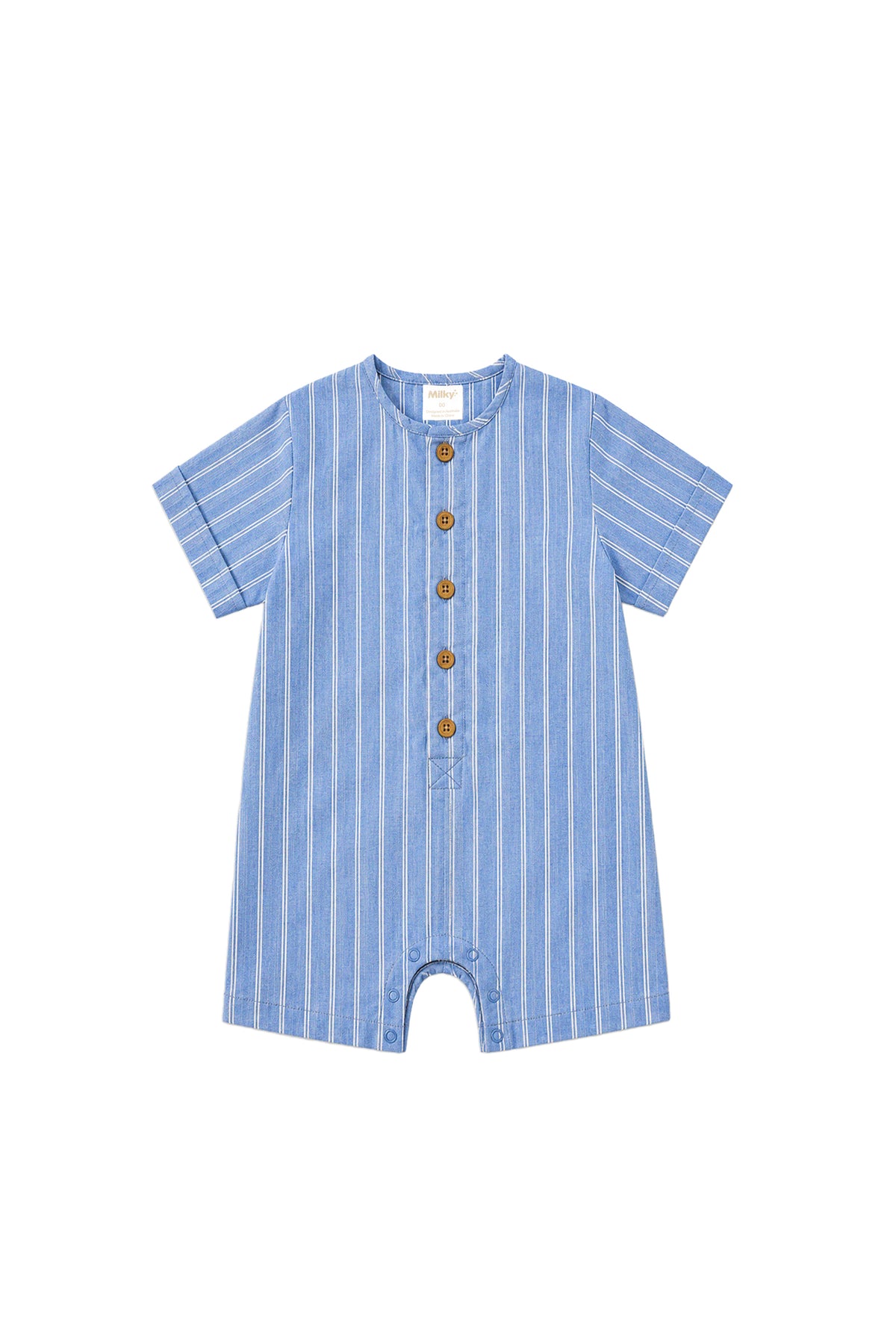 Milky Riviera Stripe Playsuit