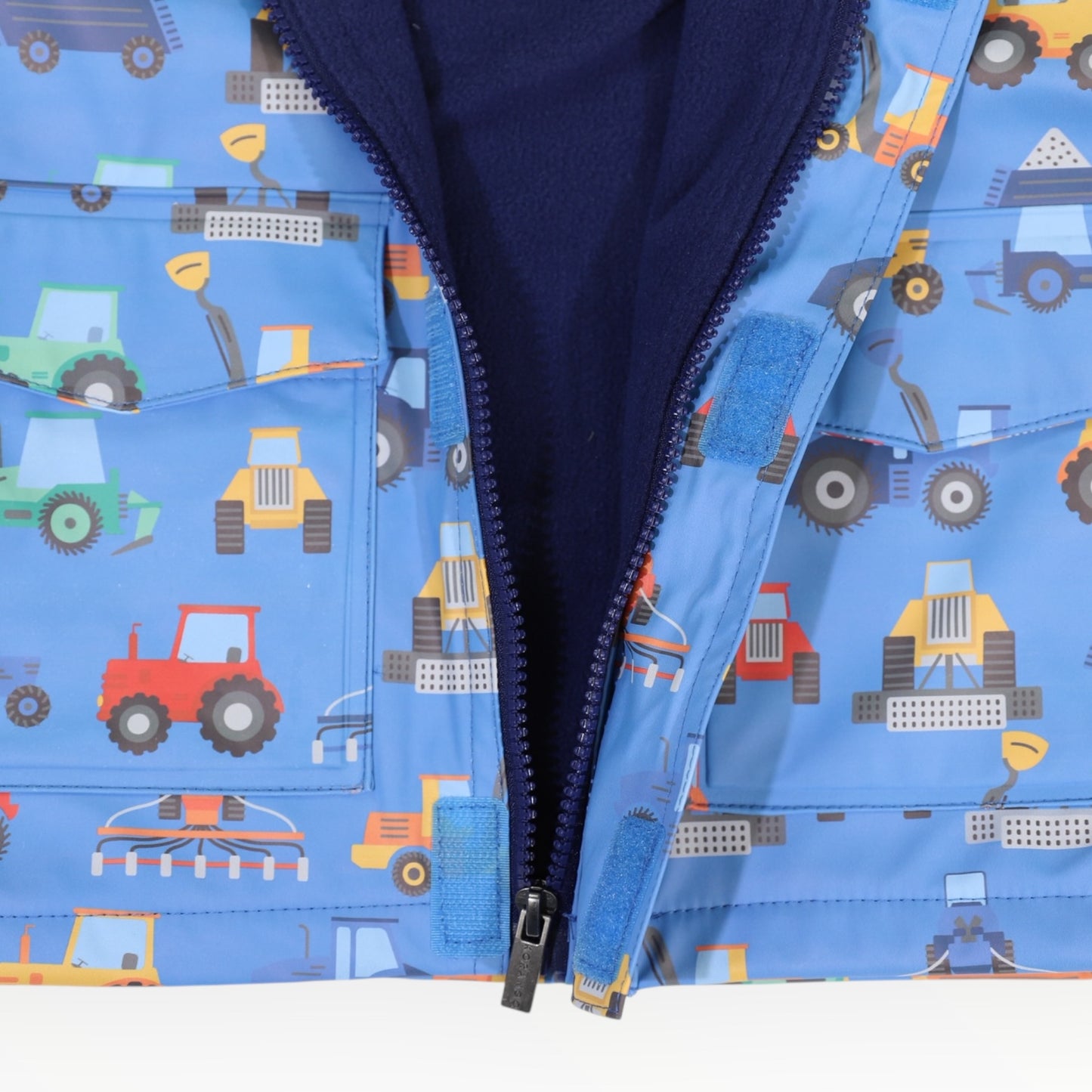 Korango Farm Machine Raincoat Blue