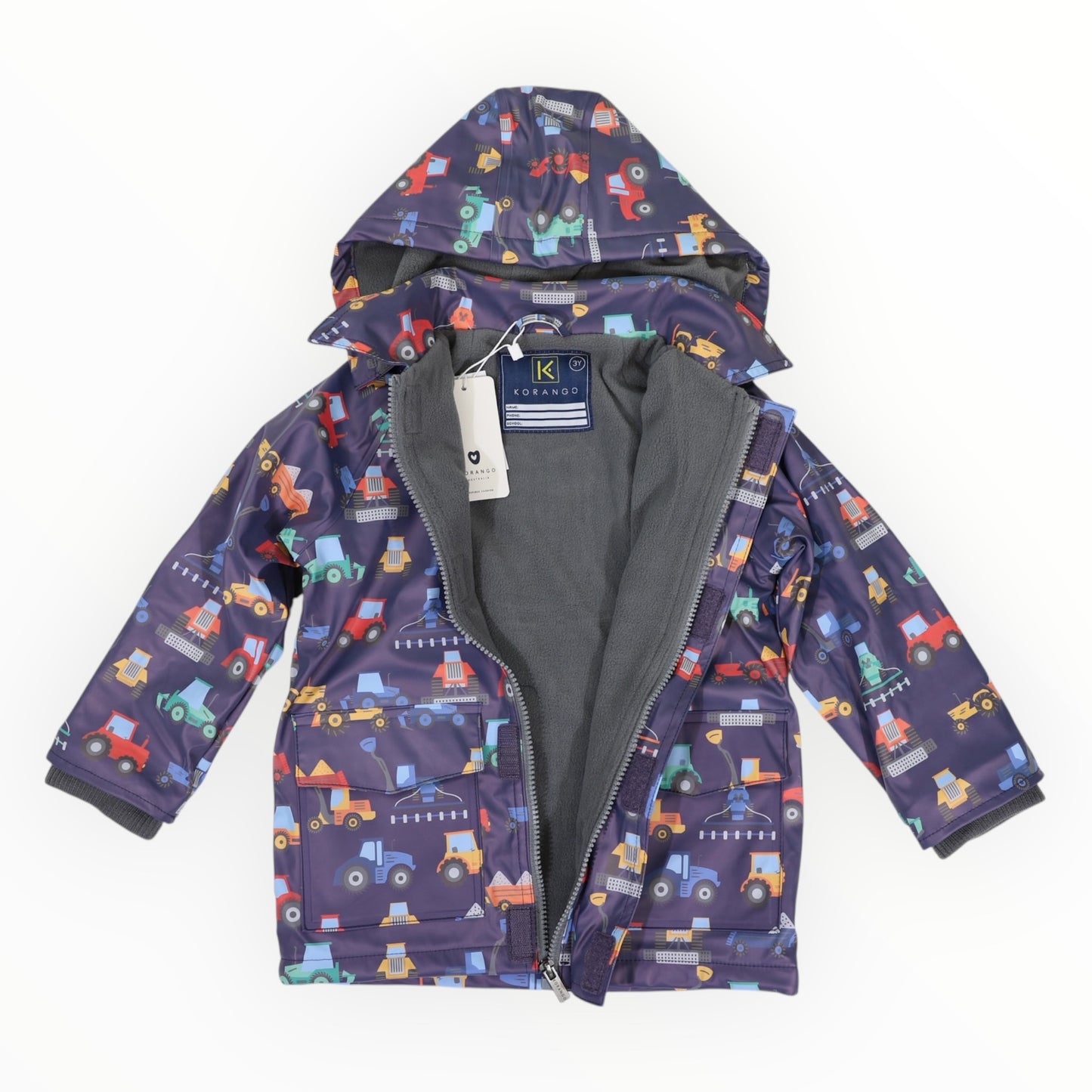 Korango Farm Machine Raincoat Navy