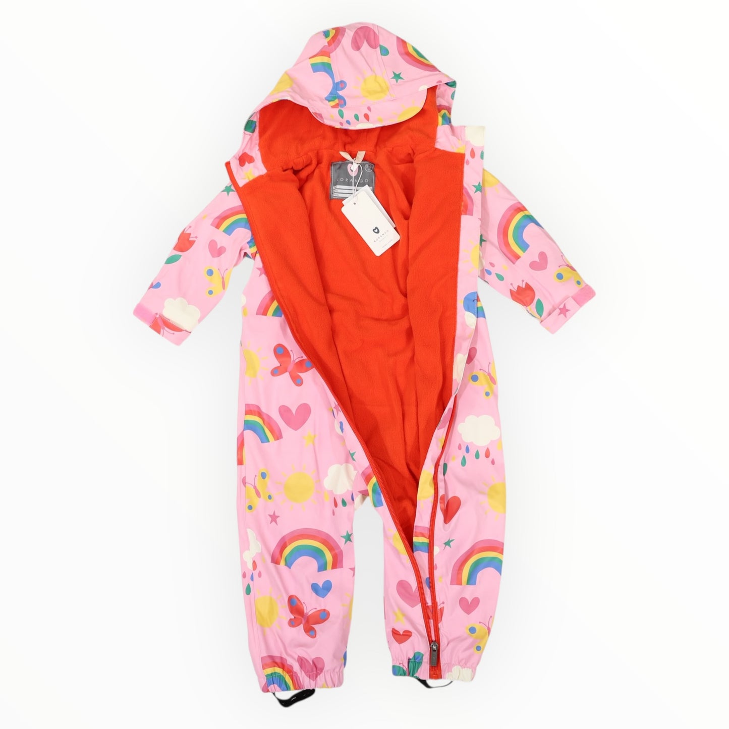 Korango Spring Rainbow Rainsuit Pink