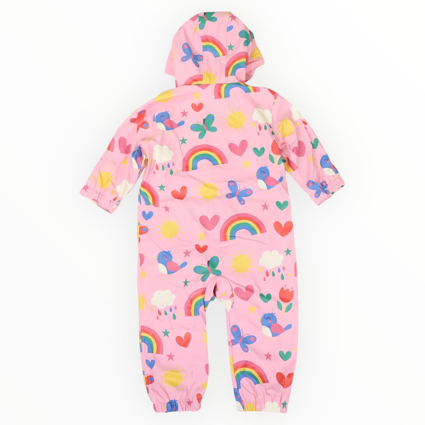 Korango Spring Rainbow Rainsuit Pink