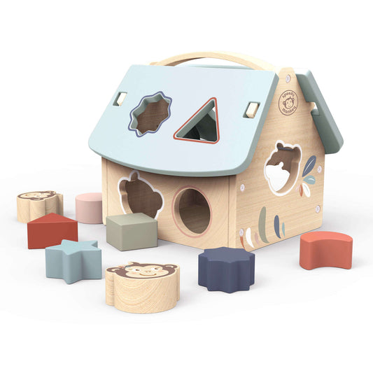 Speed Monkey House Shape Sorter with 8 Blocks