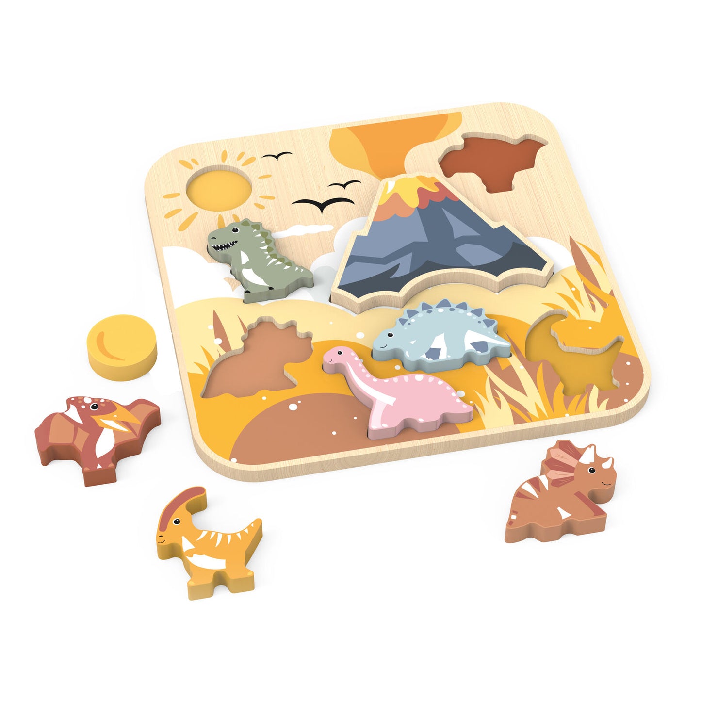 Speed Monkey Dinosaur Chunky Puzzle