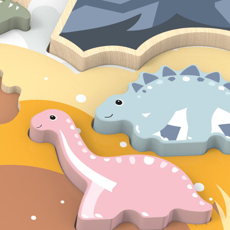Speed Monkey Dinosaur Chunky Puzzle