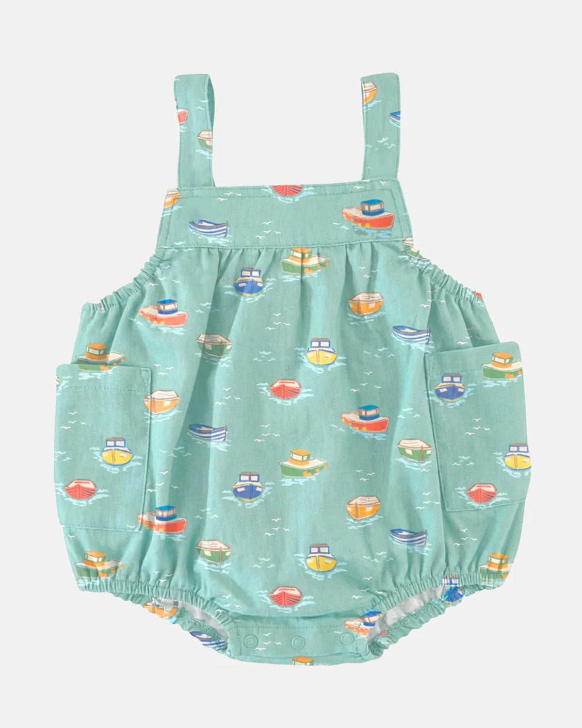 Baby Romper Bubble Tugboat