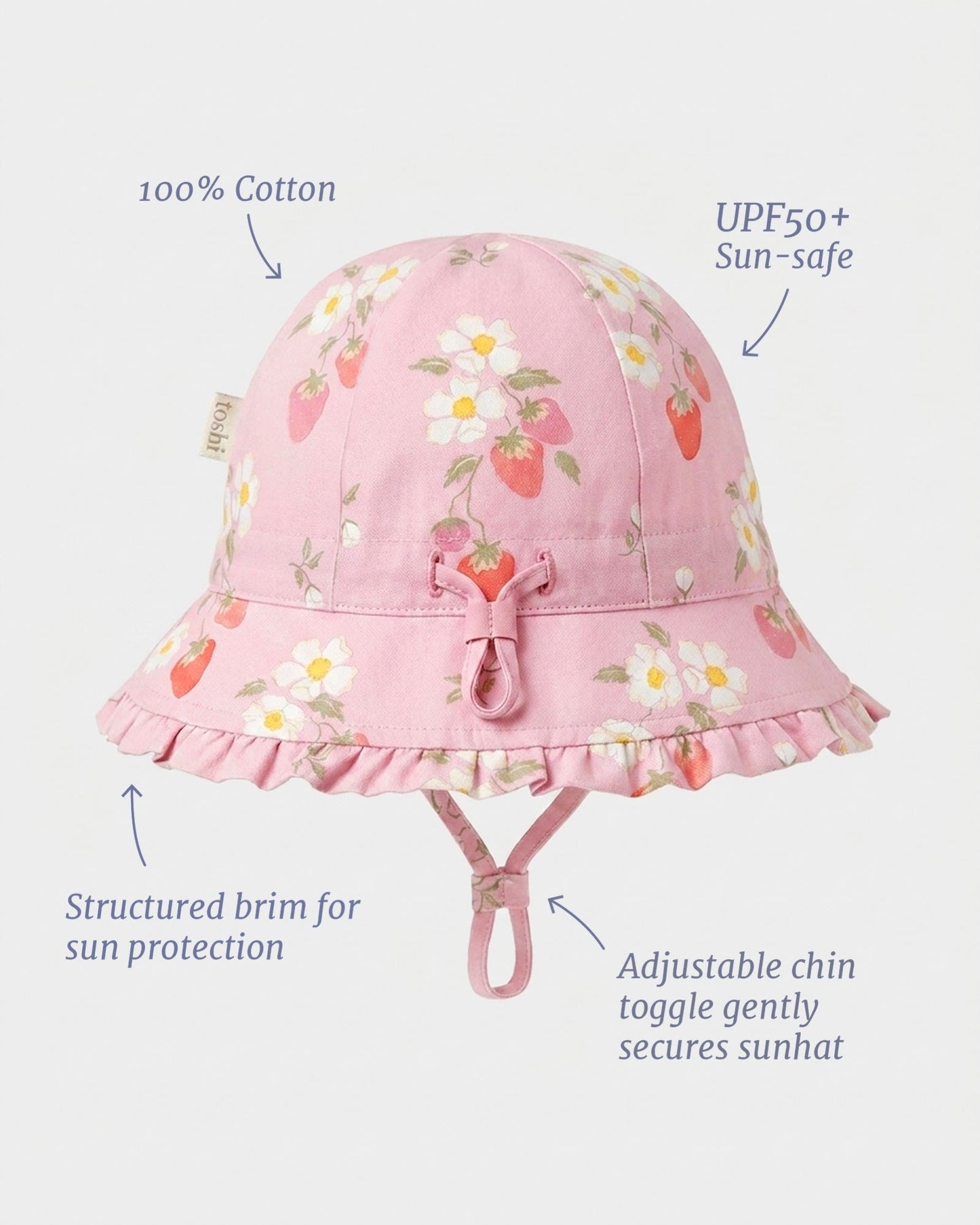 Bell Hat Arcadia Strawberry Fields Blossom