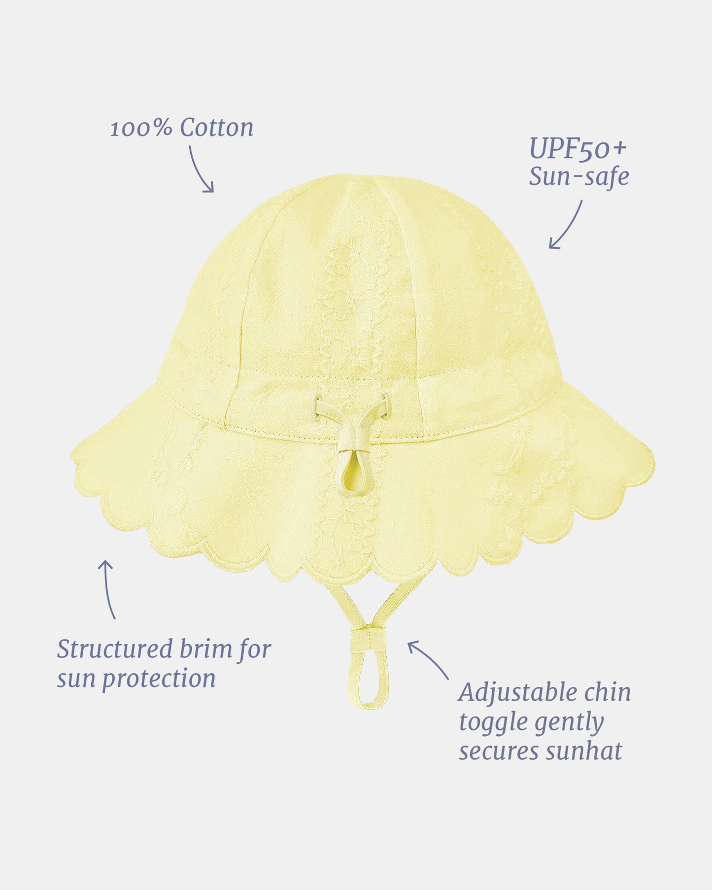 Bell Hat Florence Lemon