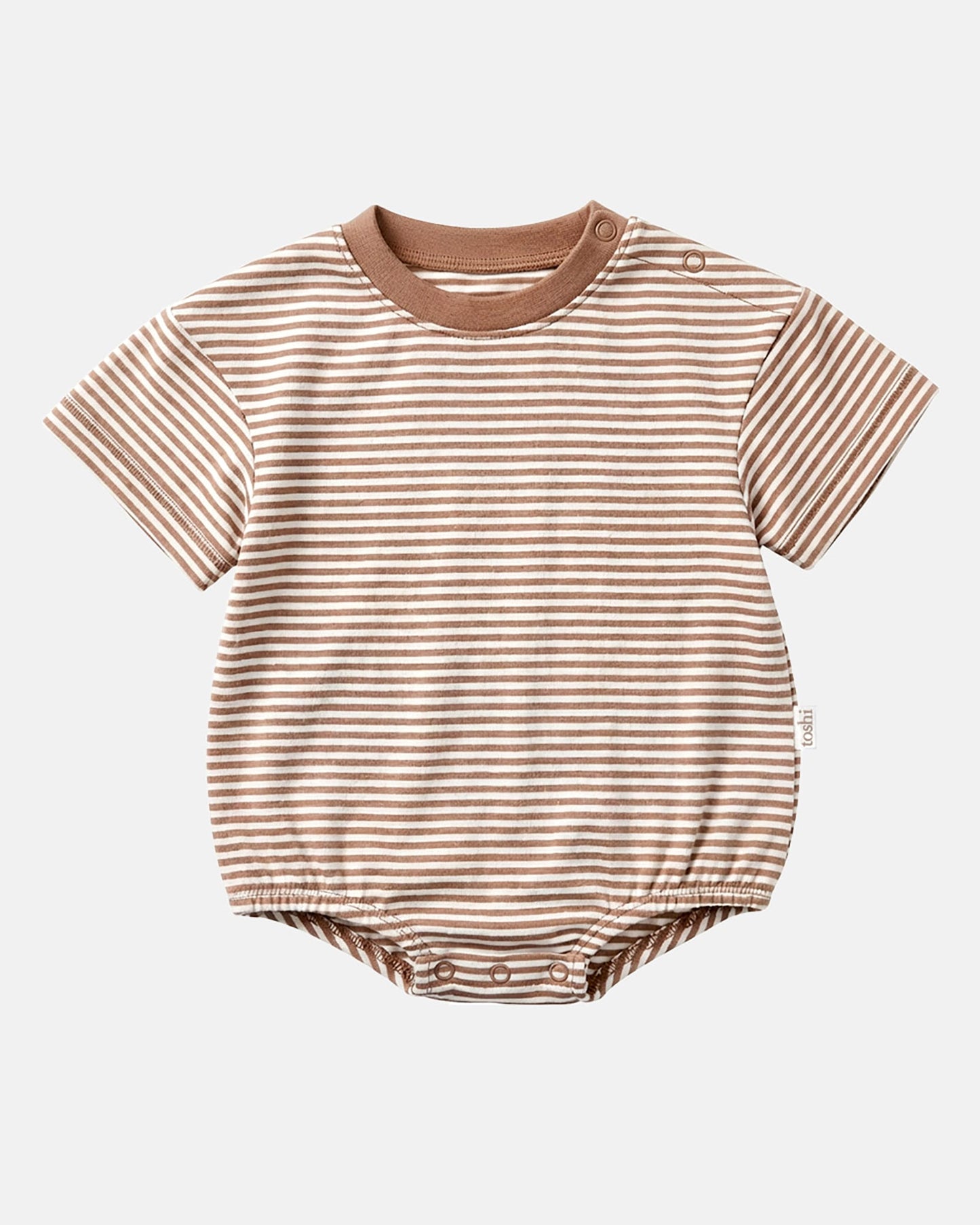 Onesie S/S Bubble Mini Mocha