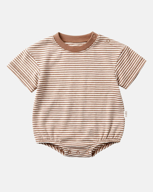 Onesie S/S Bubble Mini Mocha