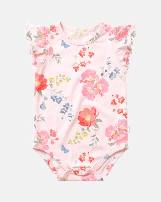 Onesie S/S Frill Arcadia Wild Garden