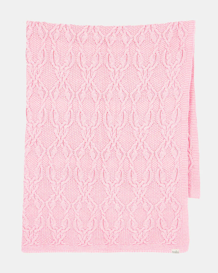 Toshi Blanket Bowie Misty Rose