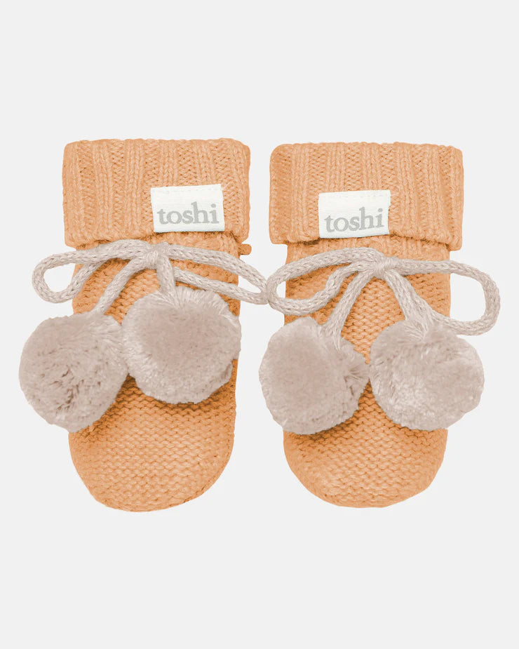 Toshi Organic Booties Oak
