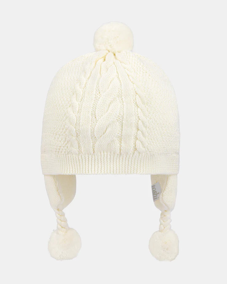 Toshi Organic Earmuff Beanie Yummy Cream