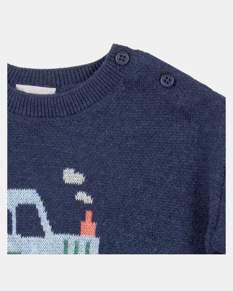 Toshi Organic Pullover Mystical Tiny Tractors