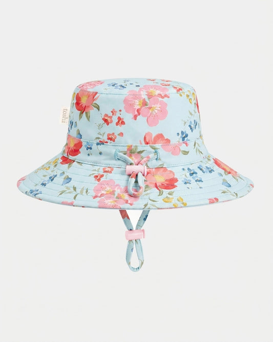 Swim Sunhat Twinkle Aqua Garden