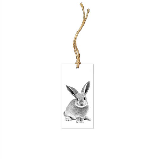 Cathy Hamilton Artworks Bunny Gift Tag