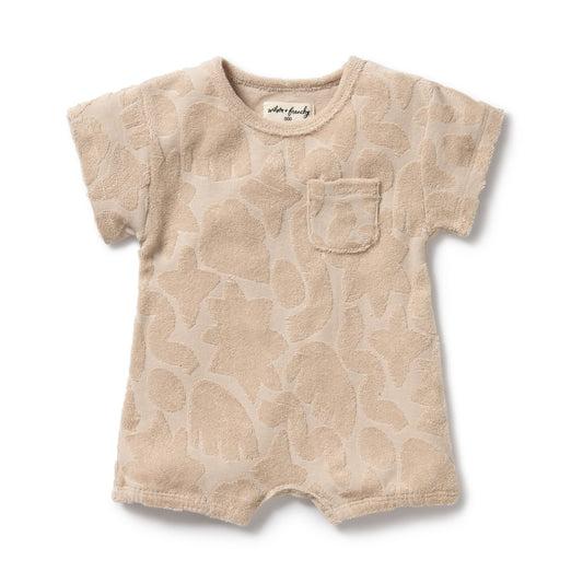 Wilson & Frenchy Pattern Play Organic Terry Growsuit