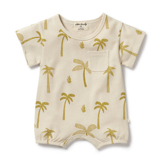 Wilson & Frenchy Palm Days Organic Growsuit