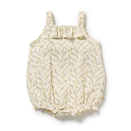 Wilson & Frenchy Lemon Leaf Organic Playsuit