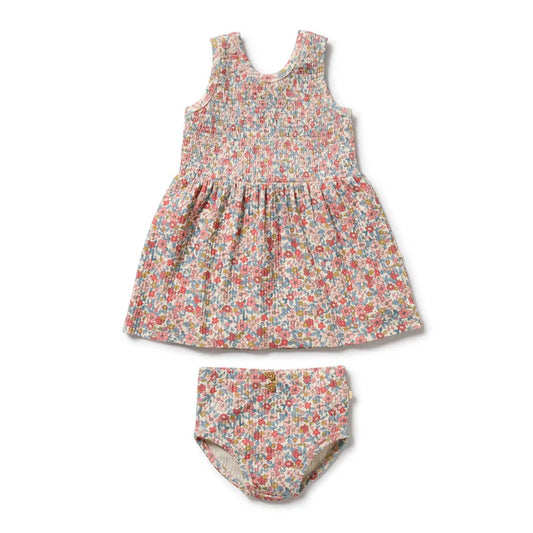 Wilson & Frenchy Summer Bloom Organic Dress Set