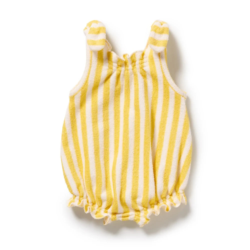 Wilson & Frenchy Honey Wave Organic Terry Tie Playsuit