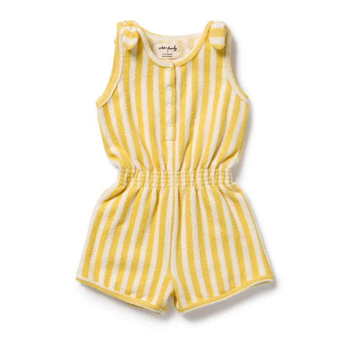 Wilson & Frenchy Honey Wave Organic Terry Playsuit