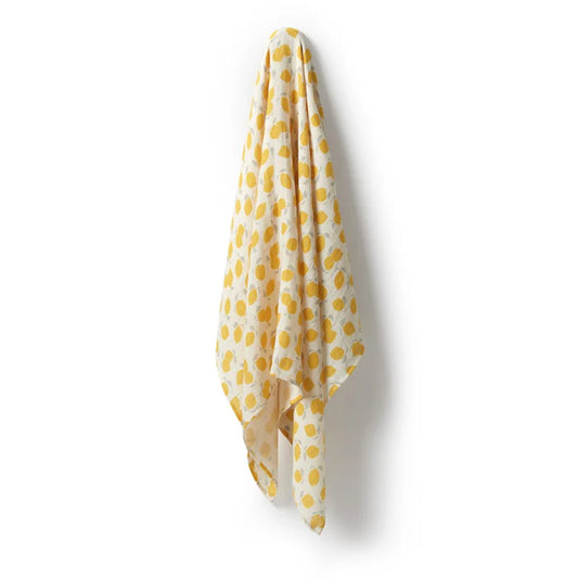 Wilson & Frenchy Lemon Drop Organic Muslin Wrap