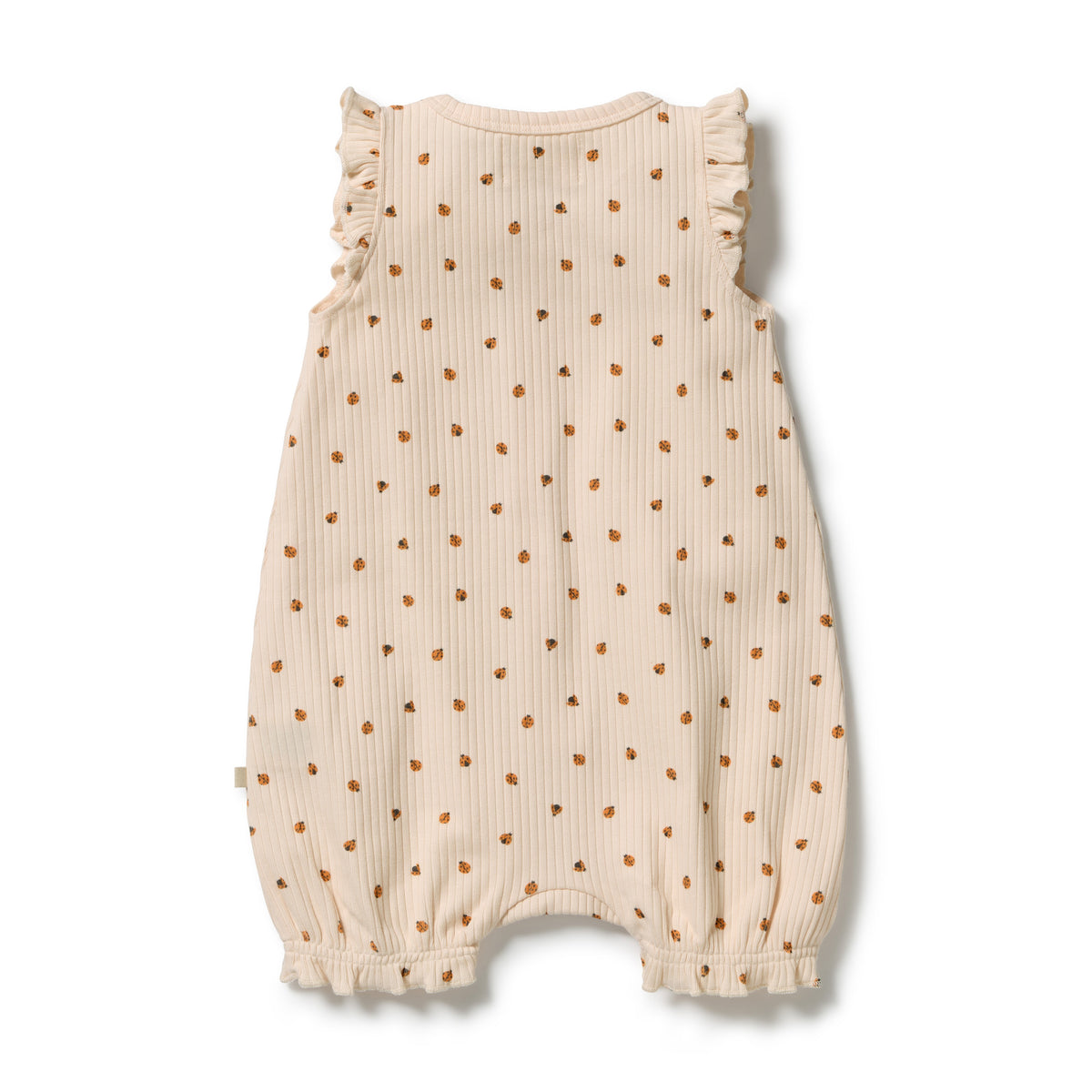 Wilson & Frenchy Little Lady Bugs Organic Ruffle Playsuit
