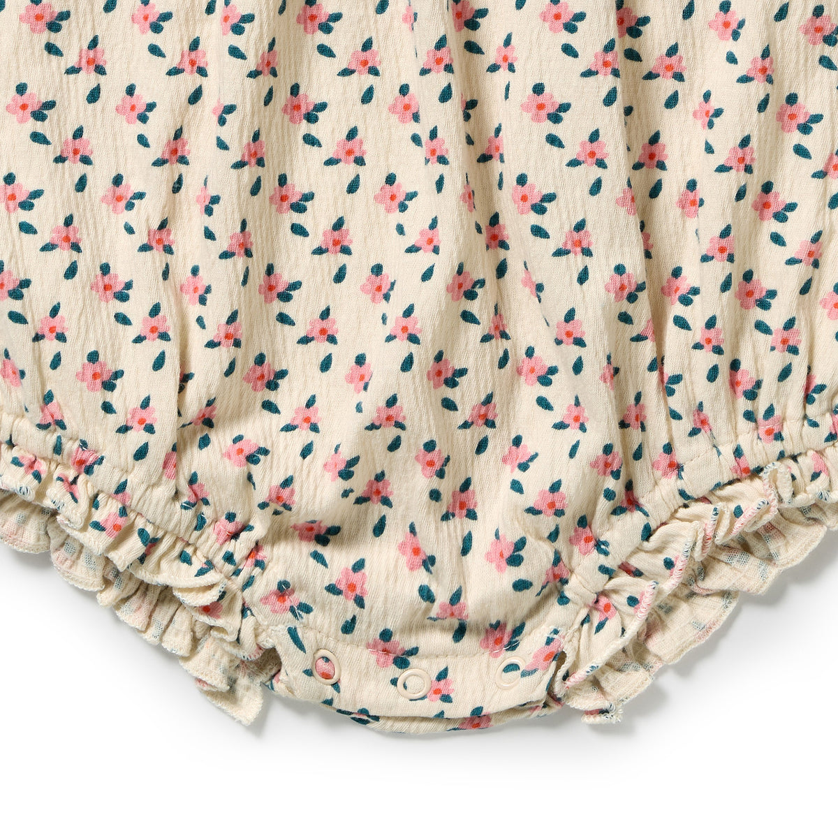 Wilson & Frenchy Little Blossom Organic Crinkle Tie Playsuit