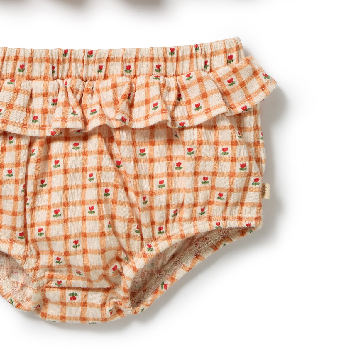 Wilson & Frenchy Checkerberry Organic Crinkle Ruffle Set