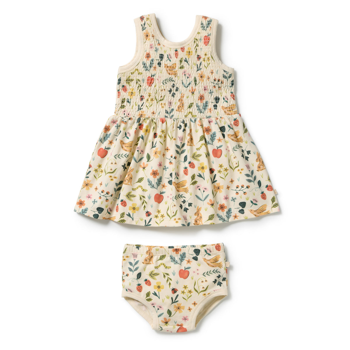 Wilson & Frenchy Summer Garden Organic Dress Set