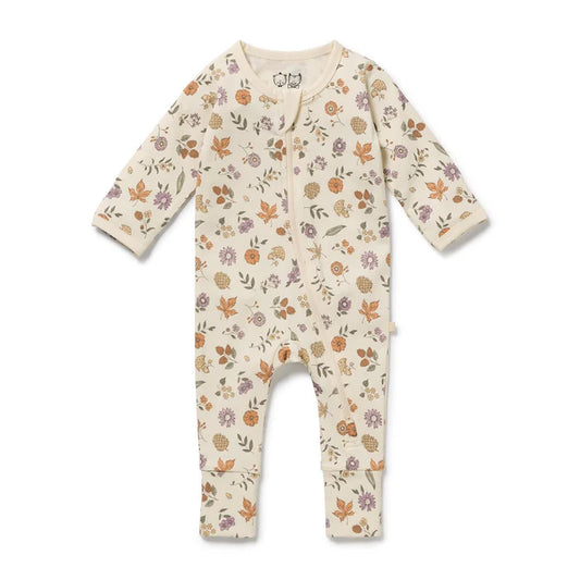 Wilson & Frenchy Maple Glow Organic Zipsuit
