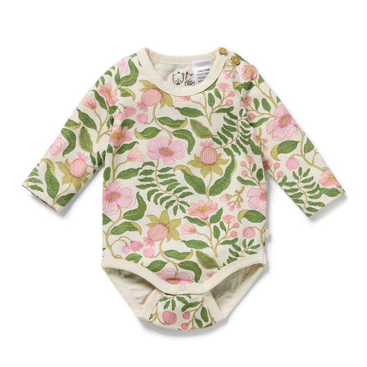 Wilson & Frenchy Ma Fleur Organic Bodysuit