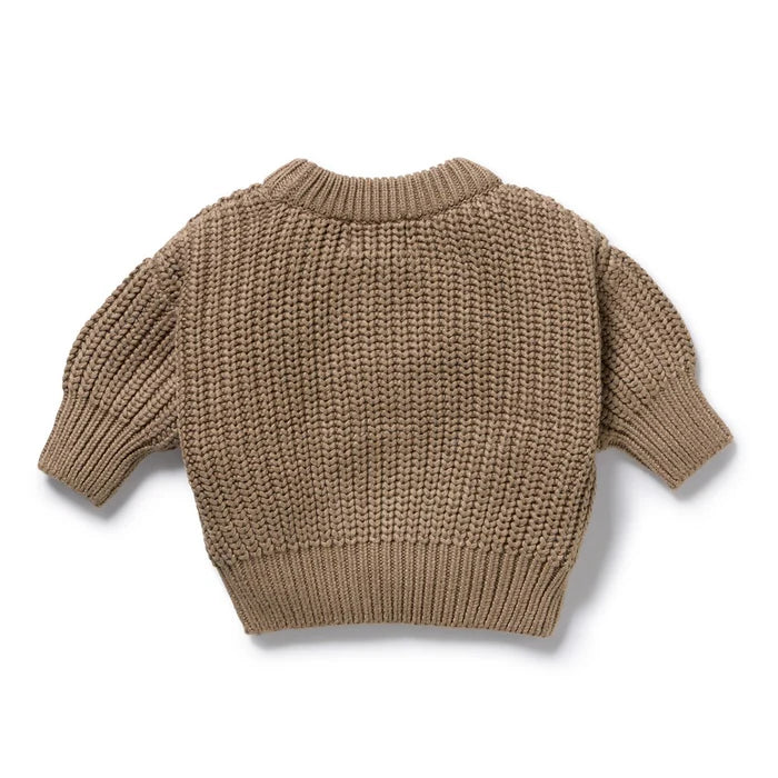 Wilson & Frenchy Chestnut Organic Knitted Jumper