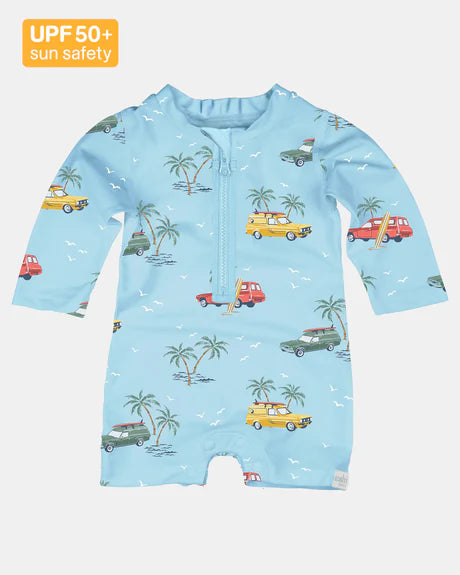 Toshi Swim Onesie Long Sleeve Splash Swell Seekers